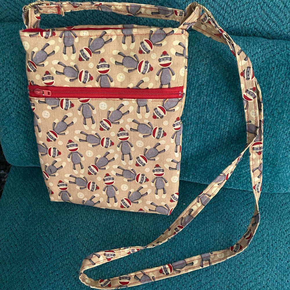 Sock Monkey Crossbody